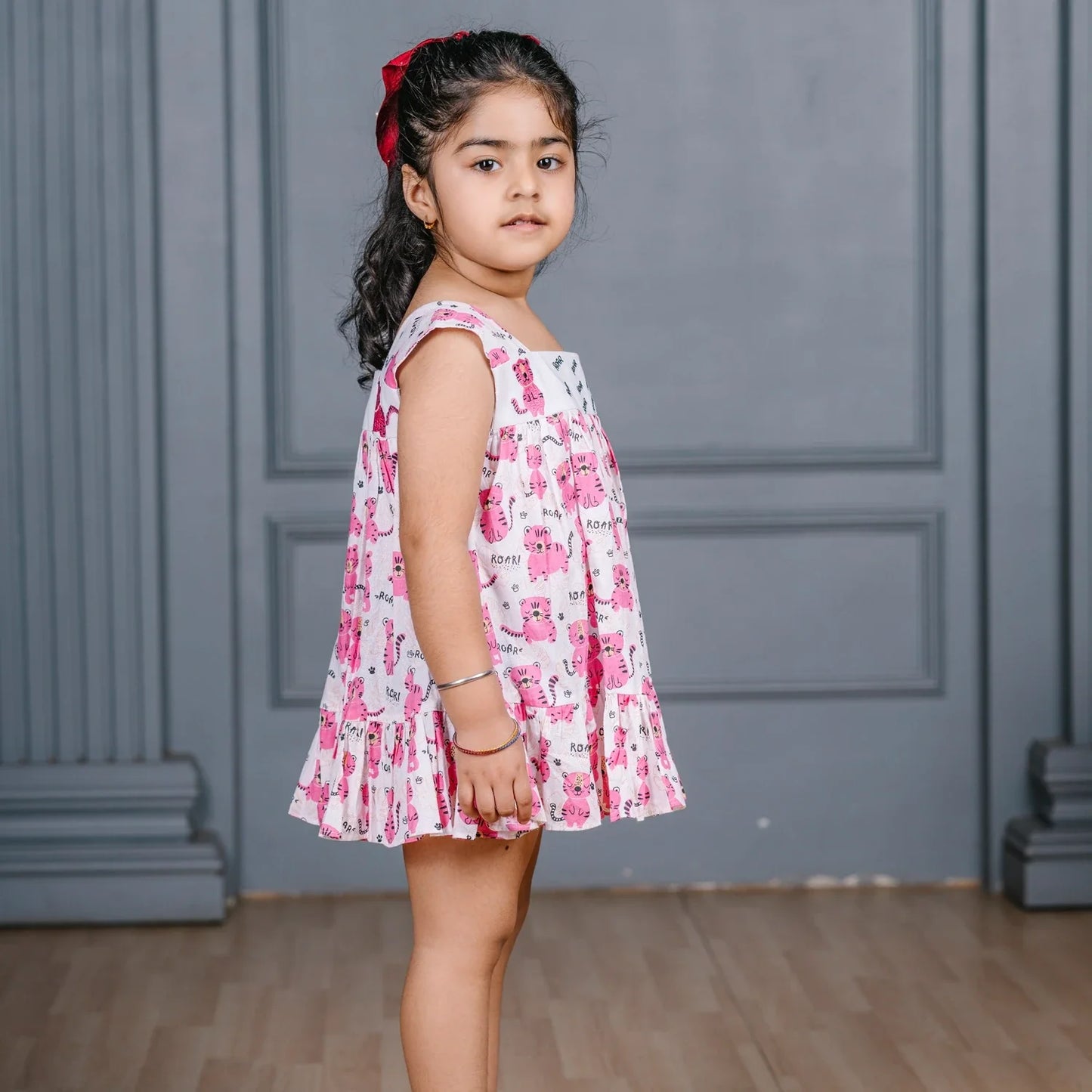 Lion Roar Cotton Dress