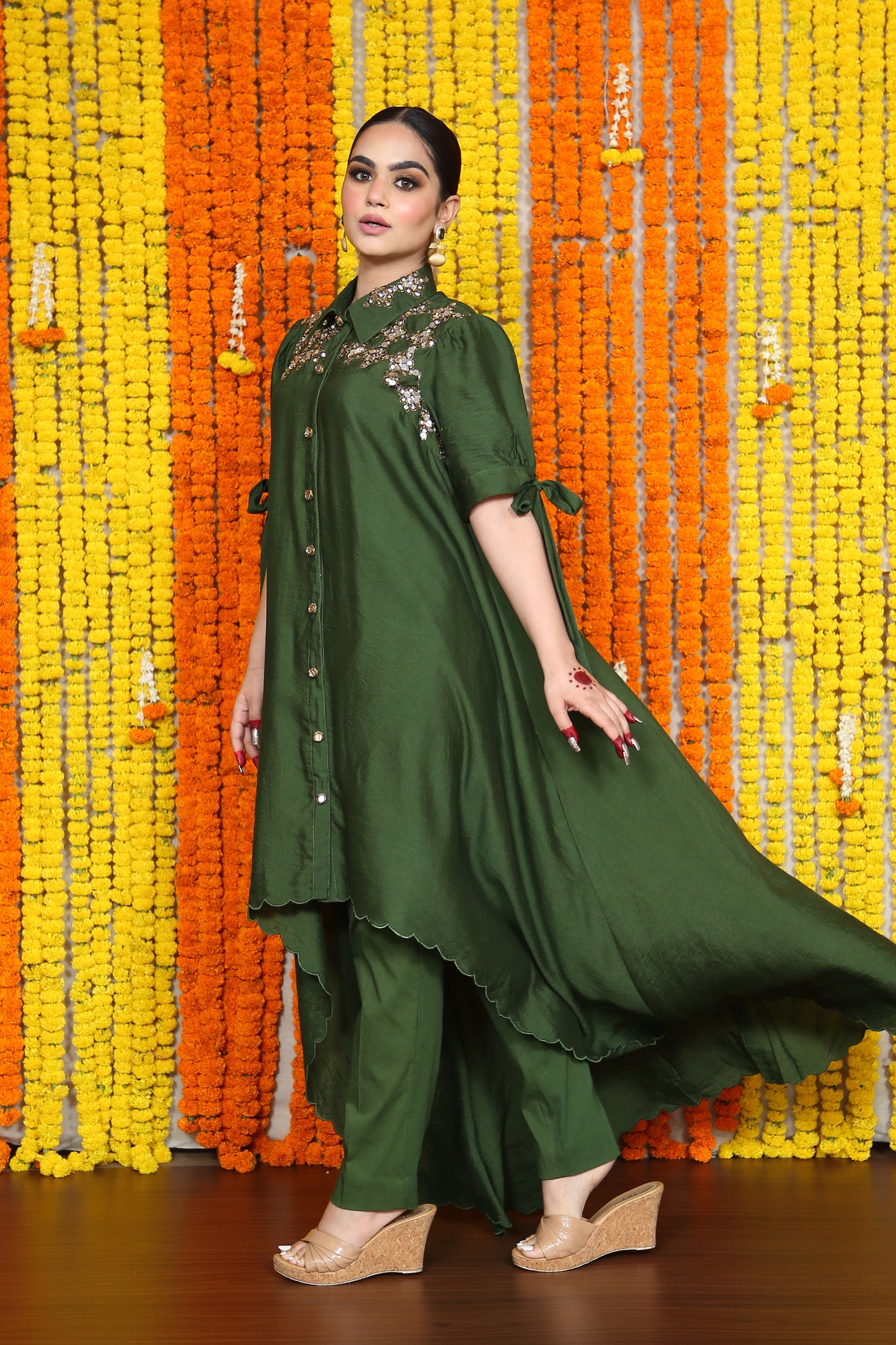 Mirror Muse Kaftan Set