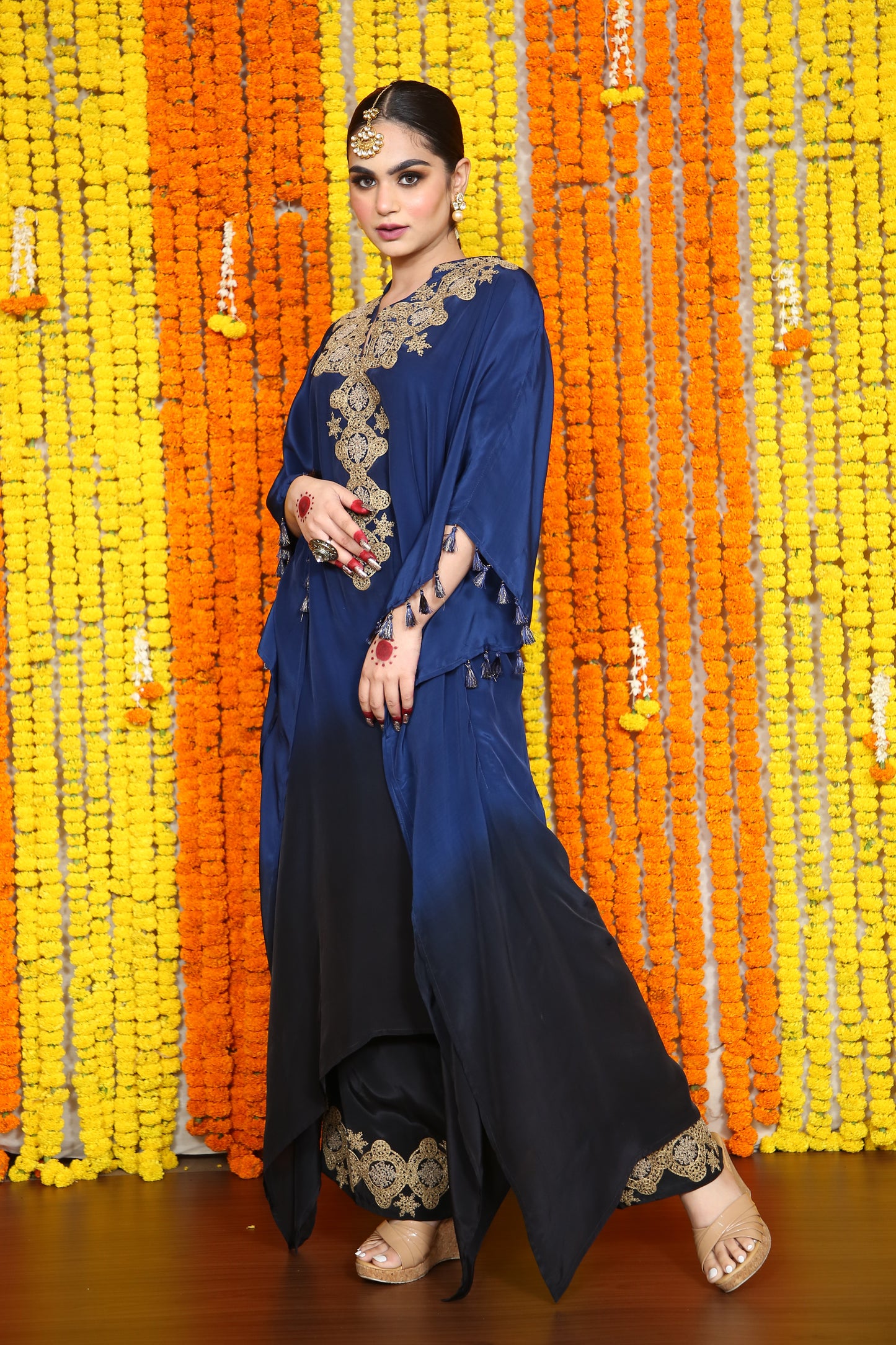 Noir Bliss Ombre Kaftan