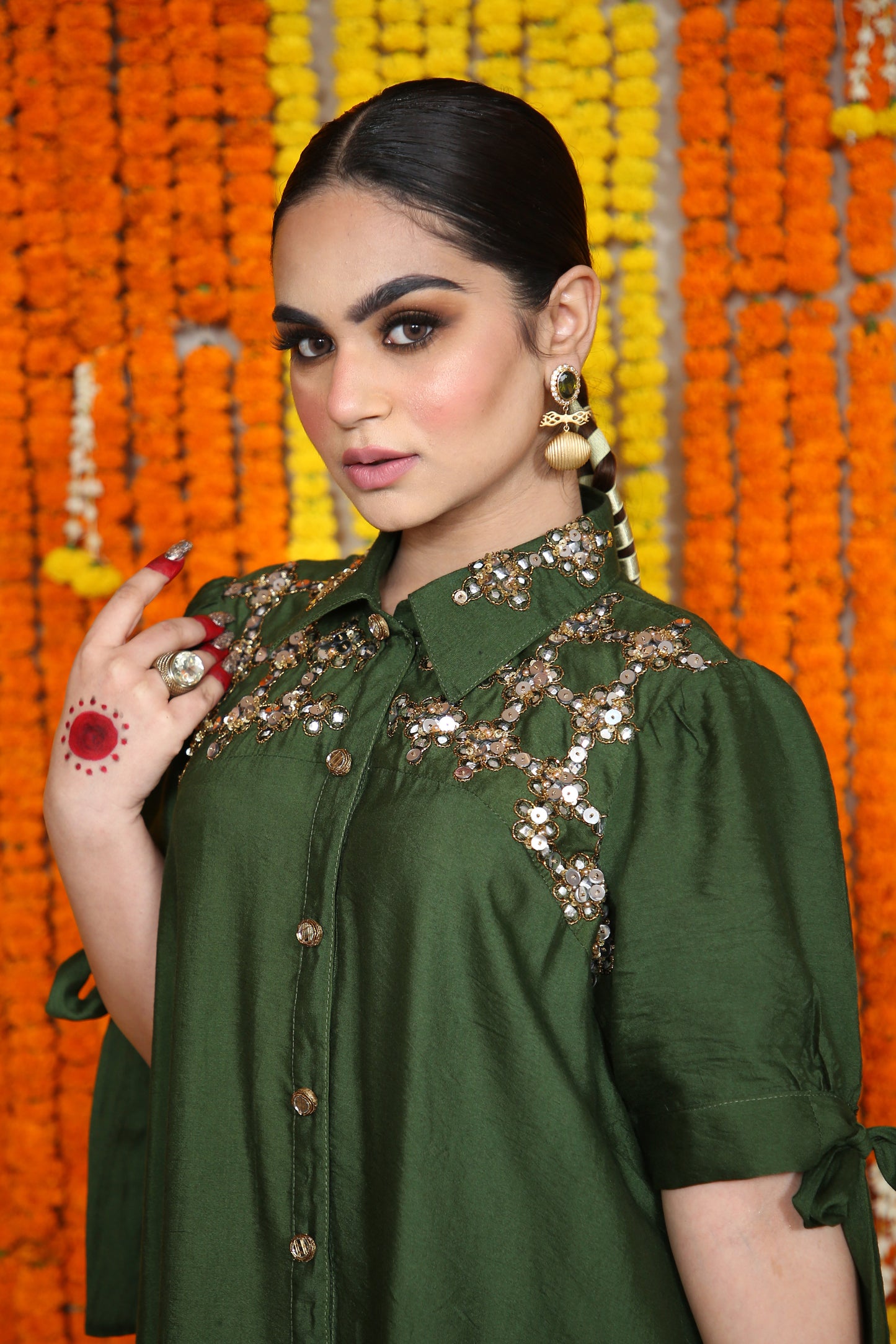 Mirror Muse Kaftan Set