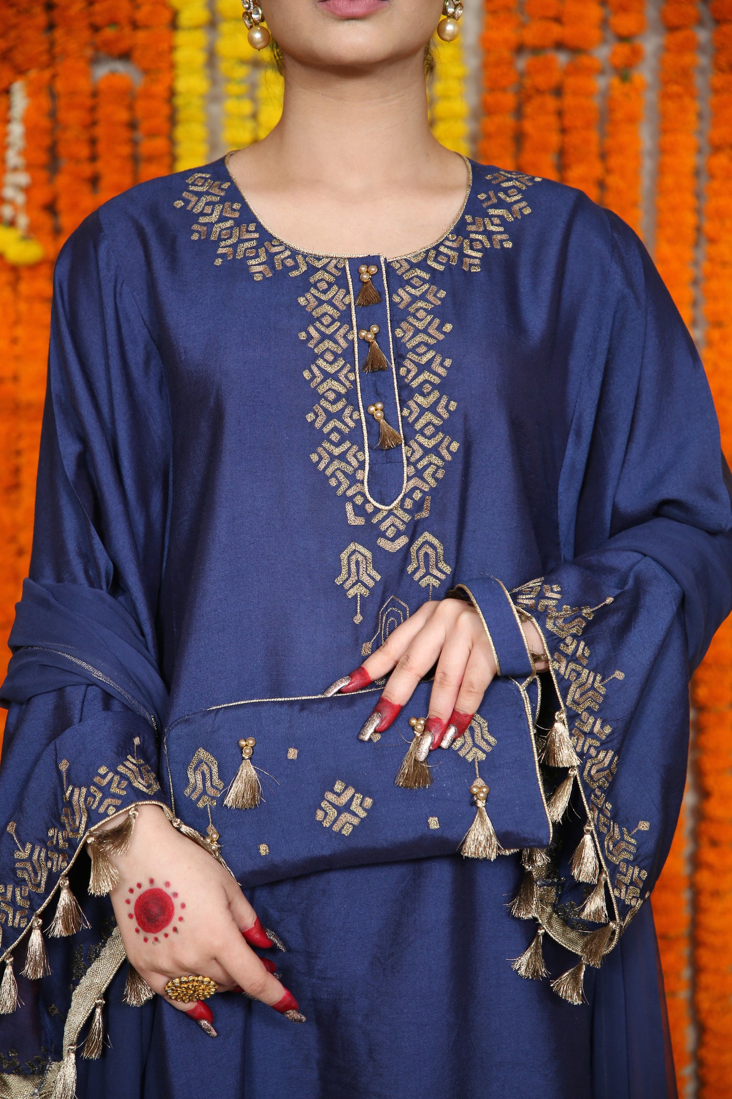 Gulzar Zari Indowestern set