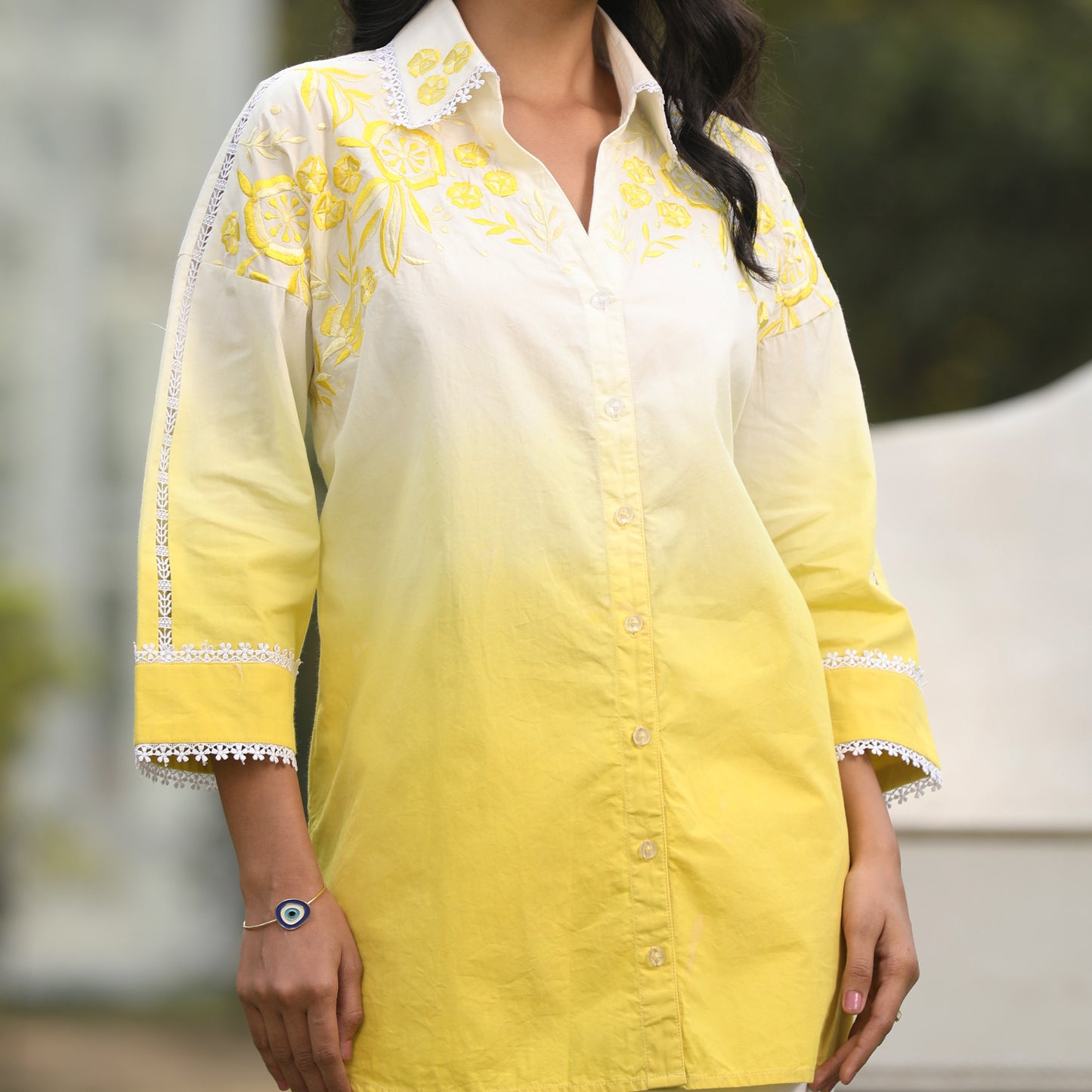 Parsi Cascade Cotton Shirt