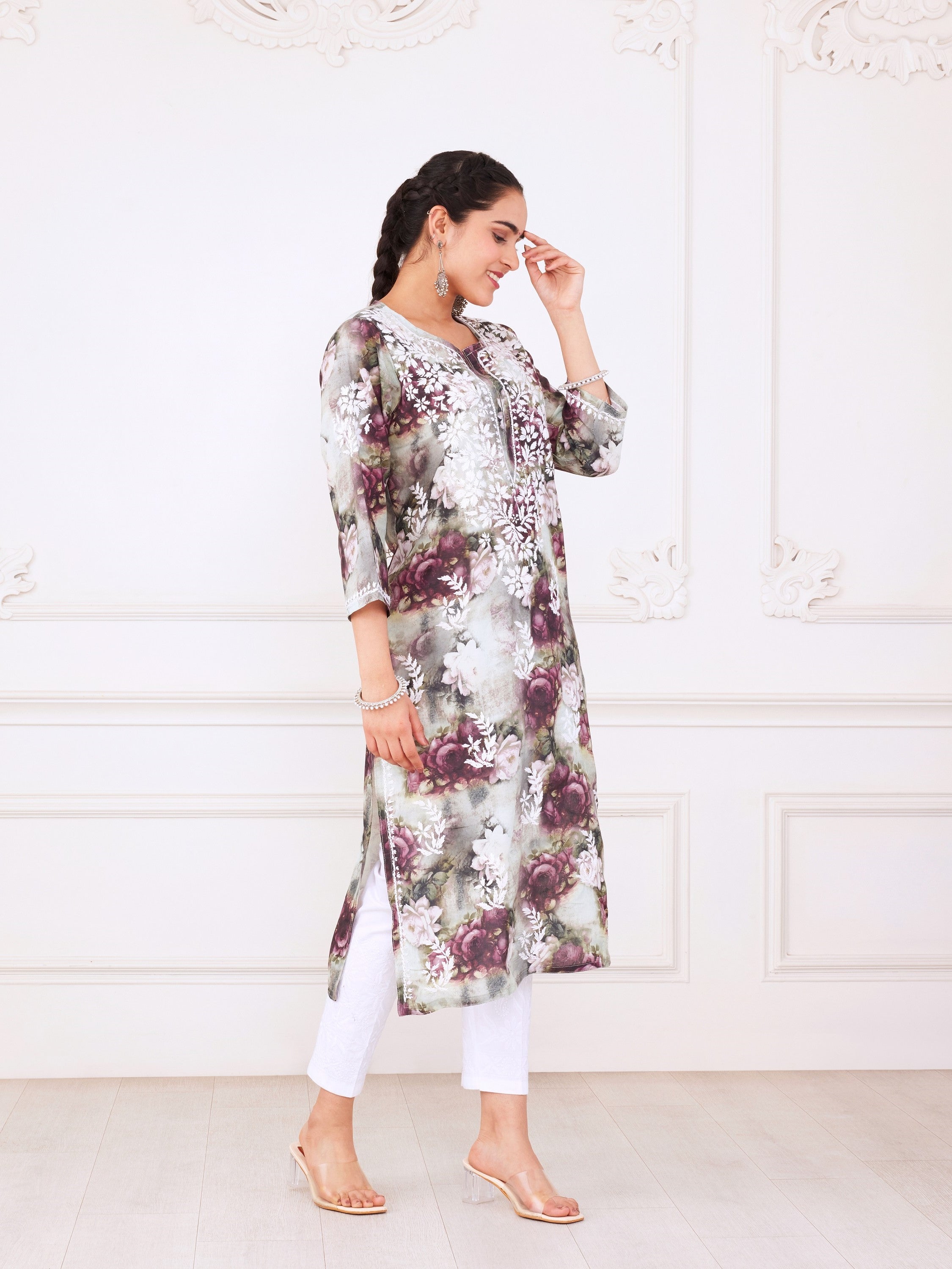 Breezy Mint Chikankari Kurta