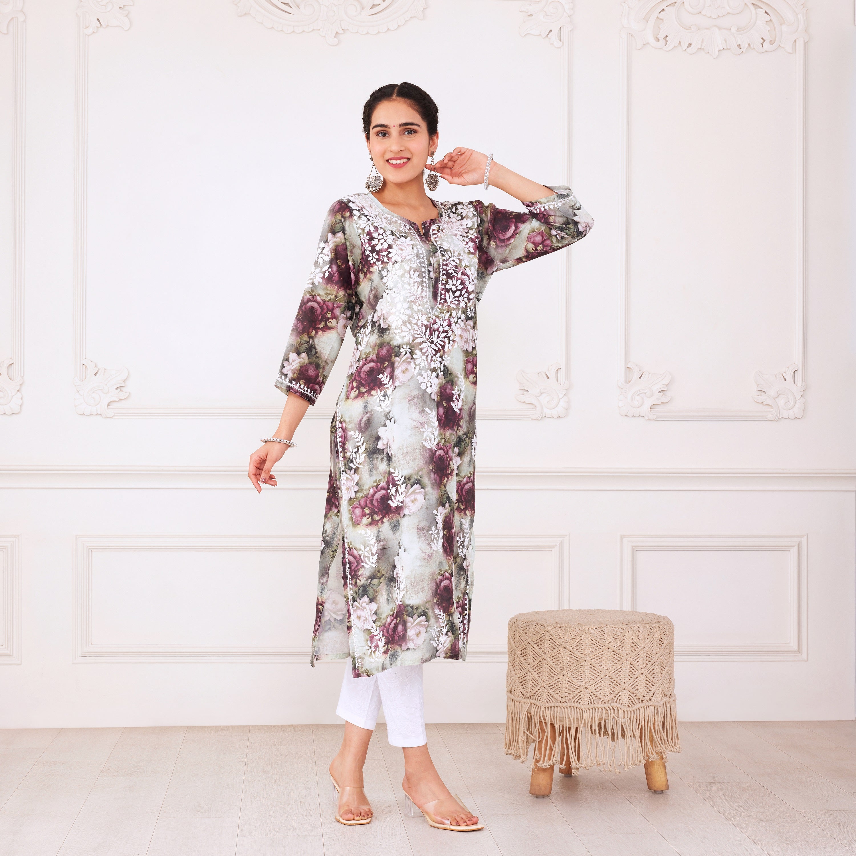 Breezy Mint Chikankari Kurta