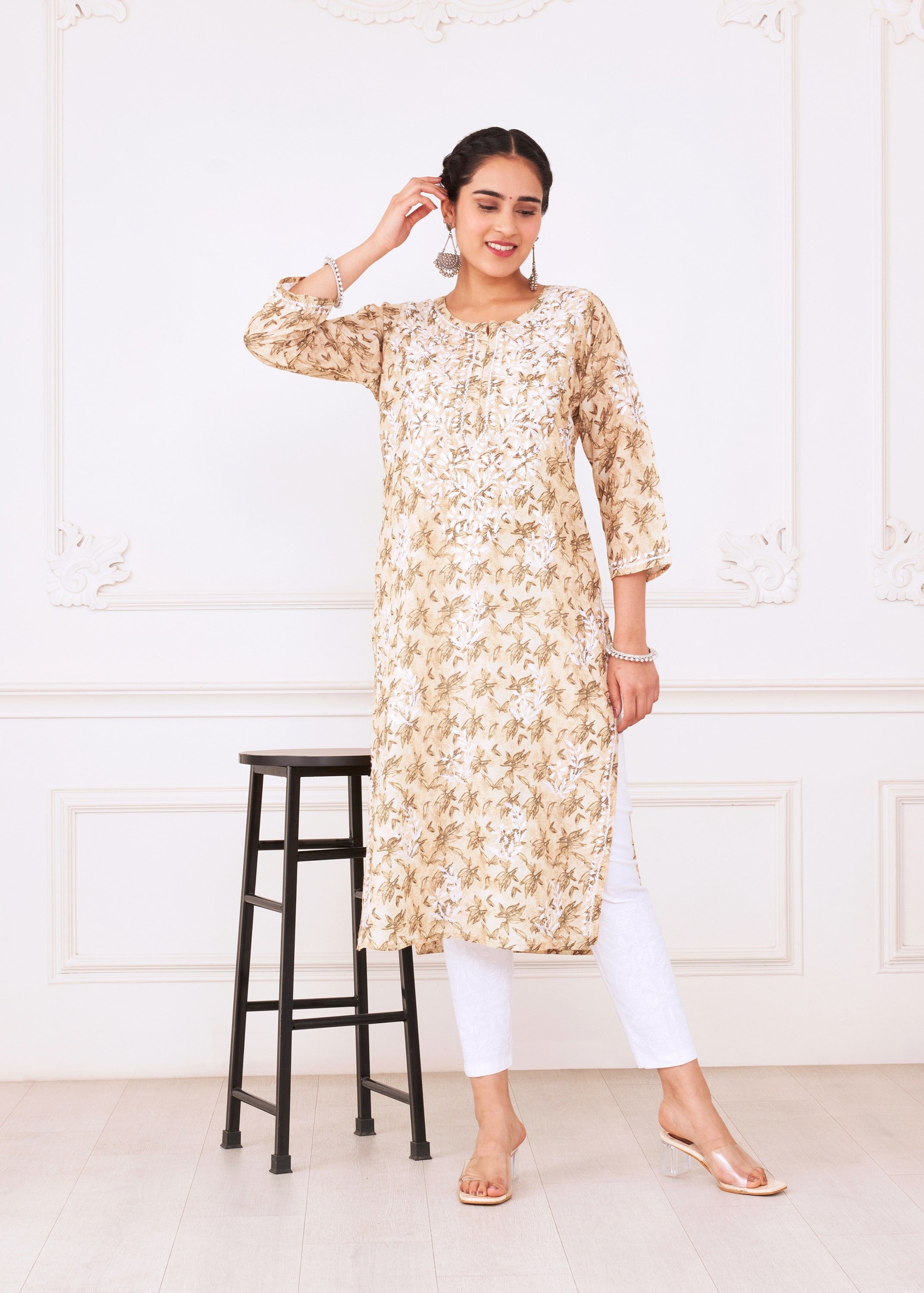 Light & Breezy Lemon Chikankari Kurta