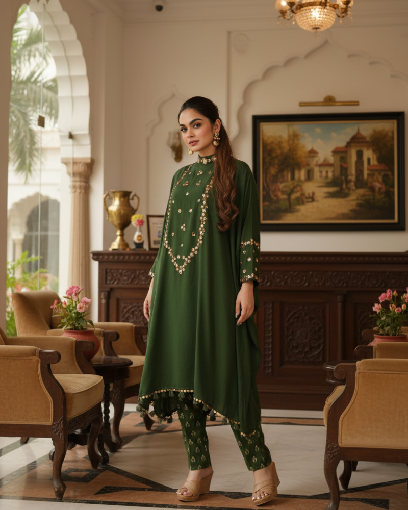 Mirror Muse Kaftan Set