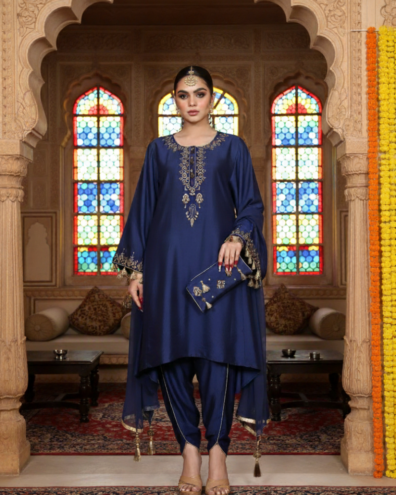 Gulzar Zari Indowestern set