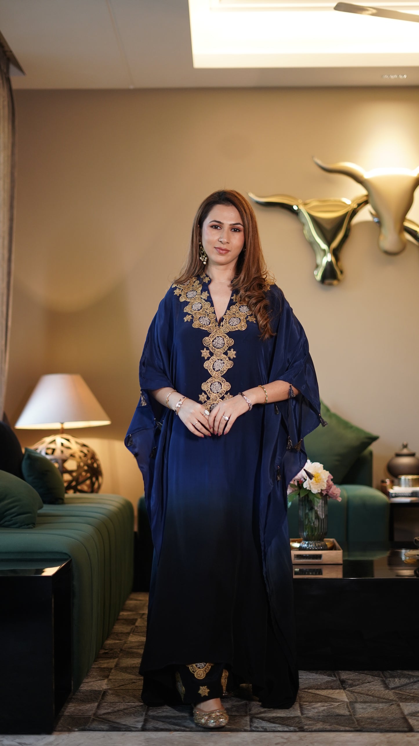 Noir Bliss Ombre Kaftan