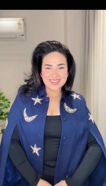 Moon & Star Serenade Cape Coat