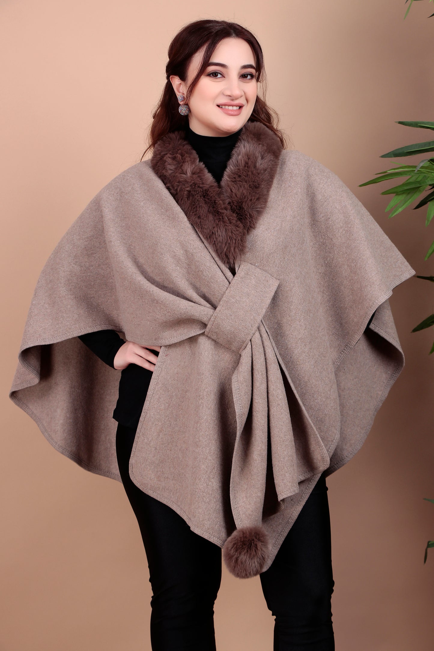 Luxurious Winter Woolen Cape