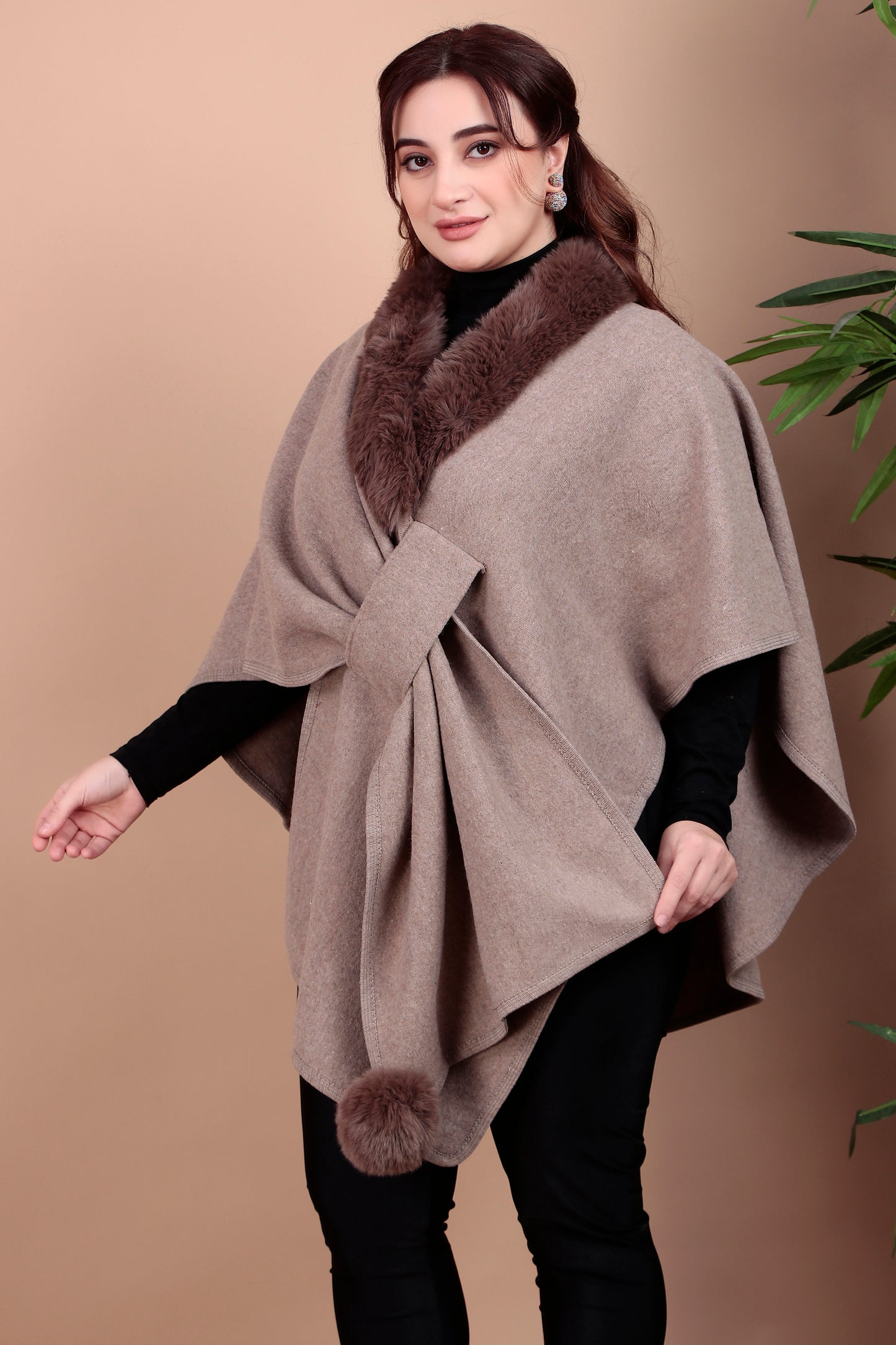 Luxurious Winter Woolen Cape