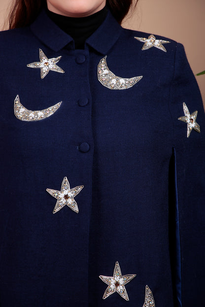 Moon & Star Serenade Cape Coat