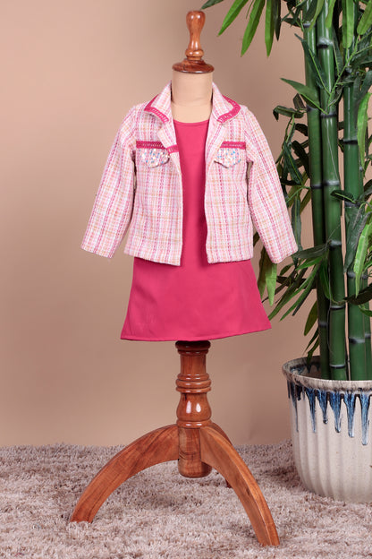 Girls Party Cotton Jacket