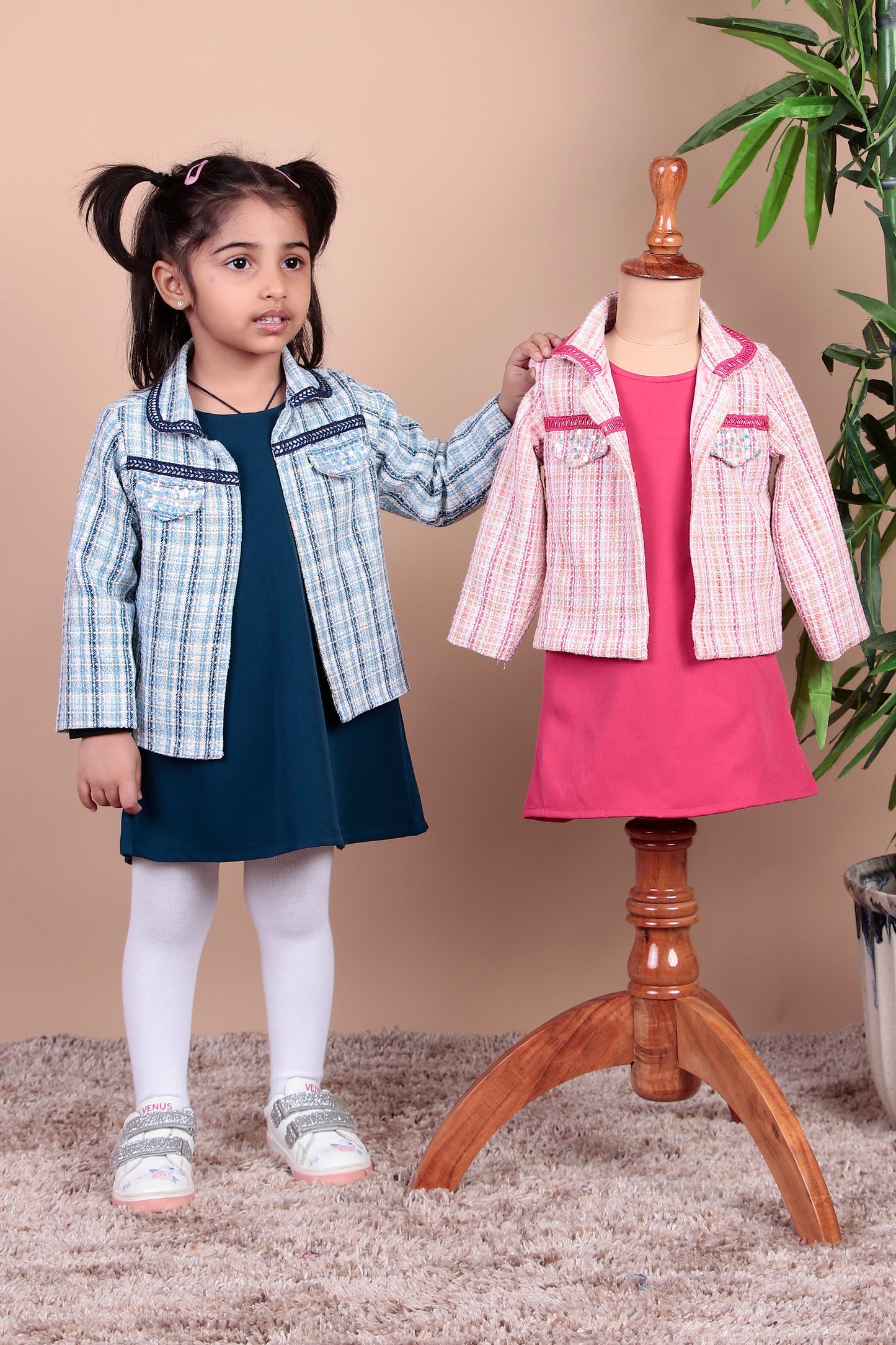 Girls Party Cotton Jacket