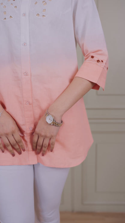 Peachy Linen Shirt